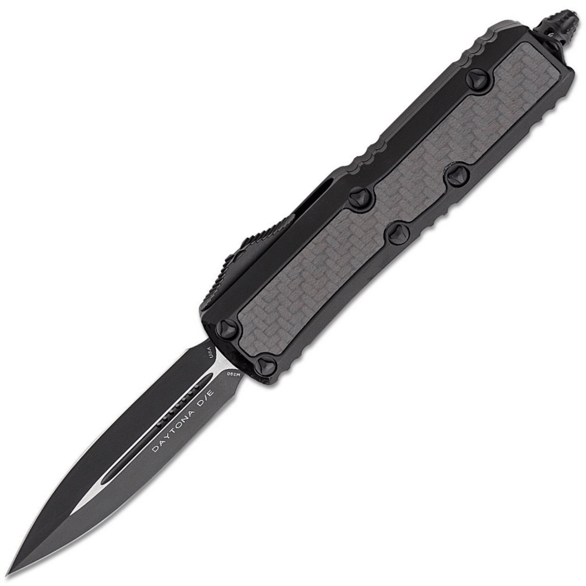 Microtech Daytona D/E Ss Tactical Std Cf Inlay 126-1TCFIS