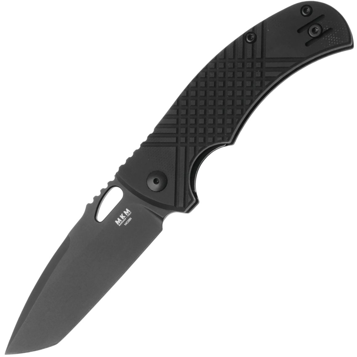 MKM CIRAS - Sandvick 14C28N BLACK COATED bld - BLACK G10 MK CR-GBKB