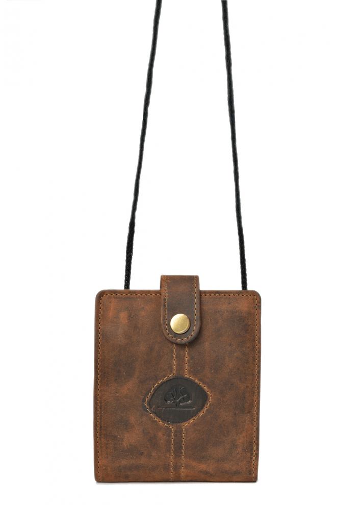 GreenBurry Vintage chest belt sham bag brown L 325-25 GreenBurry Vintage chest belt sham bag brown L 325-25