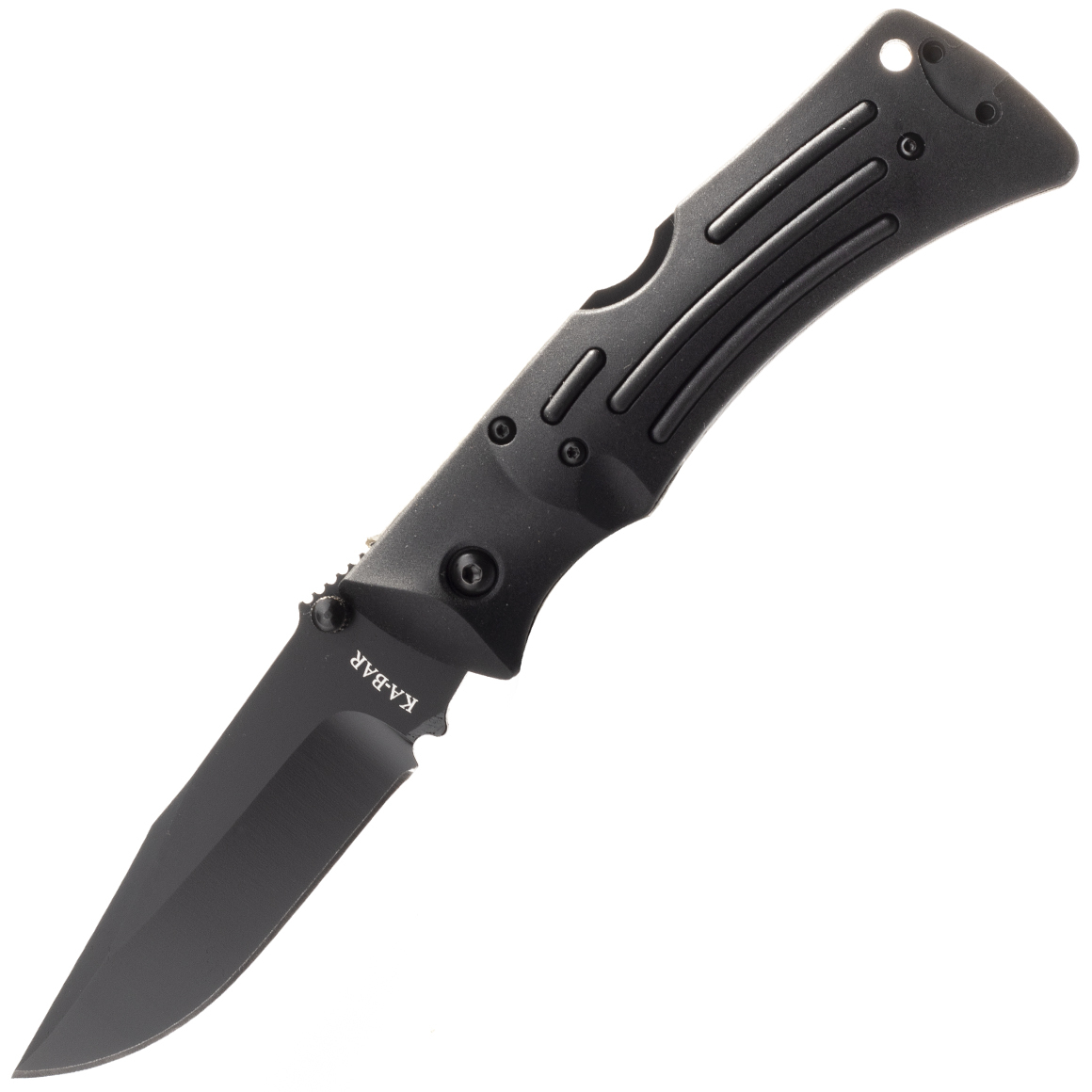 KA-BAR Mule Folder Black, Polyester Sheat, str edge 3050 KA-BAR Mule Folder Black, Polyester Sheat, str edge 3050