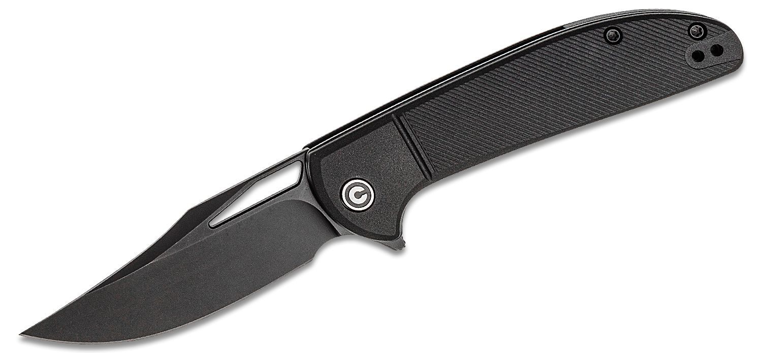 CIVIVI Ortis Flipper Fiber-glass Black/Black Stonewashed 9Cr18MoV C2013D
