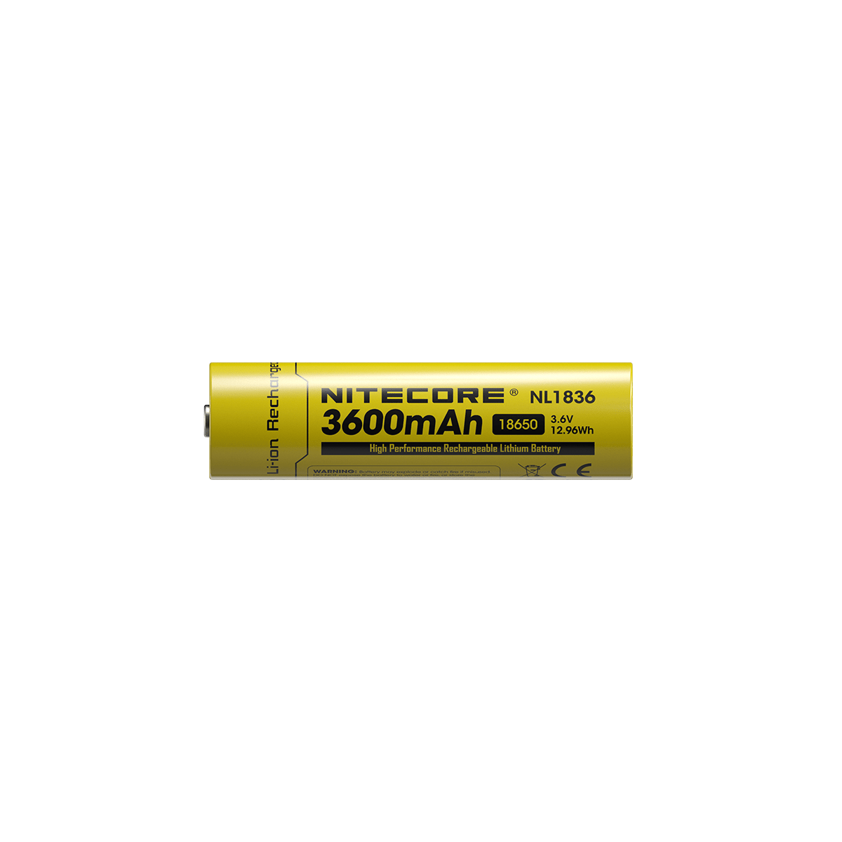 Nitecore NL1836, batería Li-ion 18650 recargable, 3600 mAh