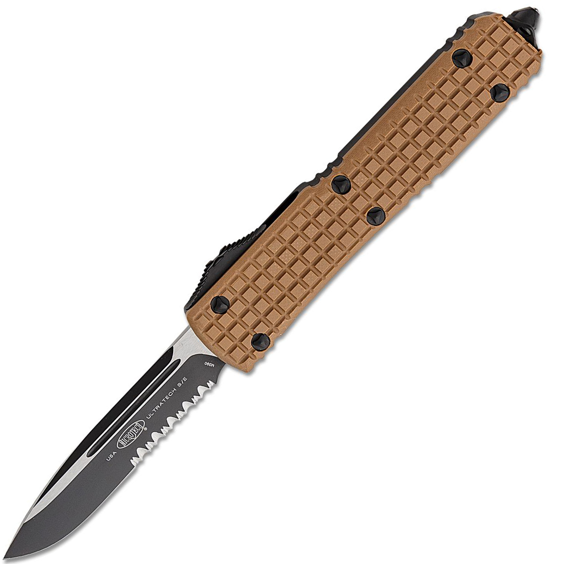 Microtech Ultratech S/E P/S TAN Frag Tact SIG Series 121-2FRGTTAS