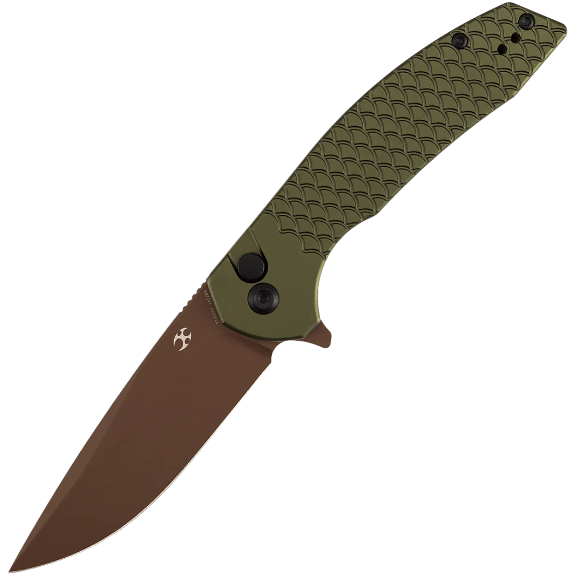 Kansept Accipiter Rose Gold 14C28N Green Anodized Aluminum T1007F5