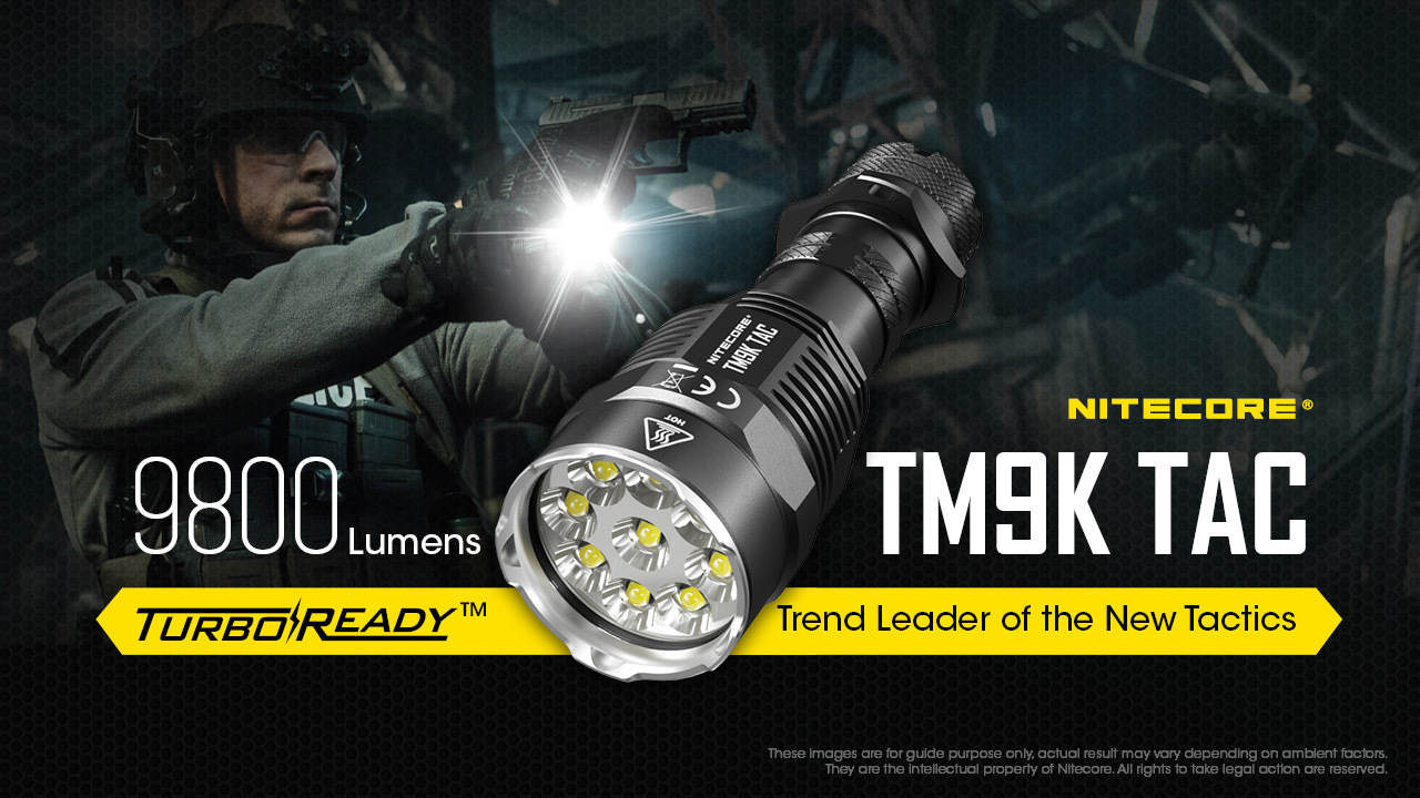 Nitecore flashlight TM9K TAC - Taktische Lampen