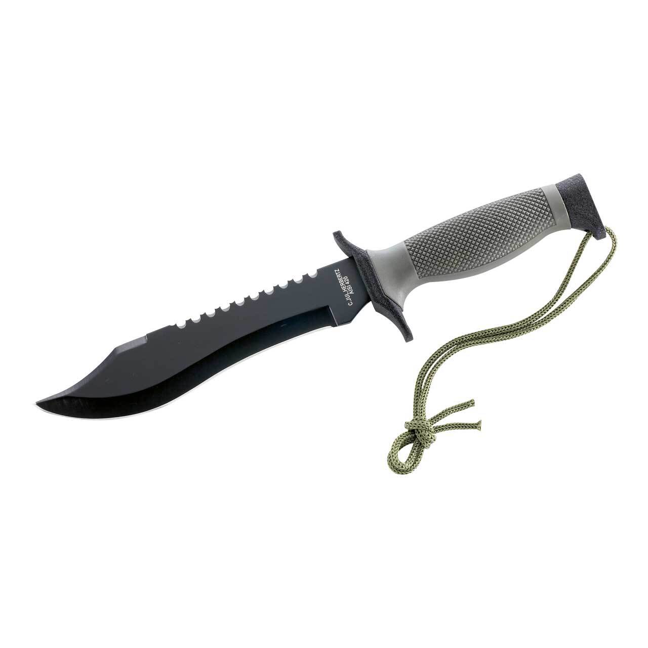 Herbertz Herbertz Gürtelmesser, AISI 420, Kunststoff-Griff, Nylonscheide 100218