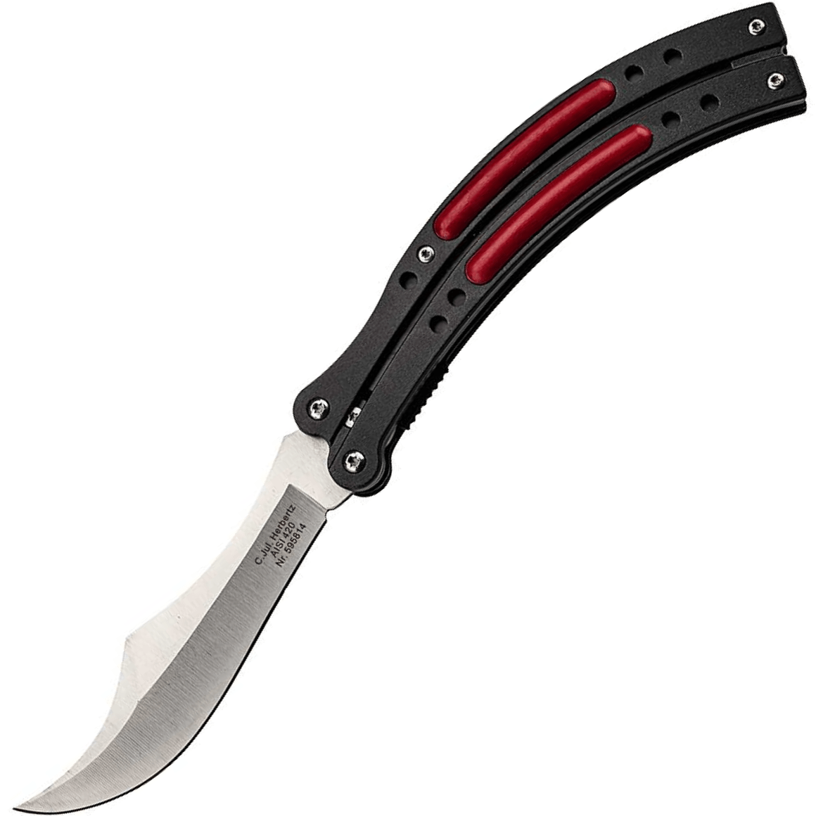 Herbertz Taschenme., rot/schw. 595814