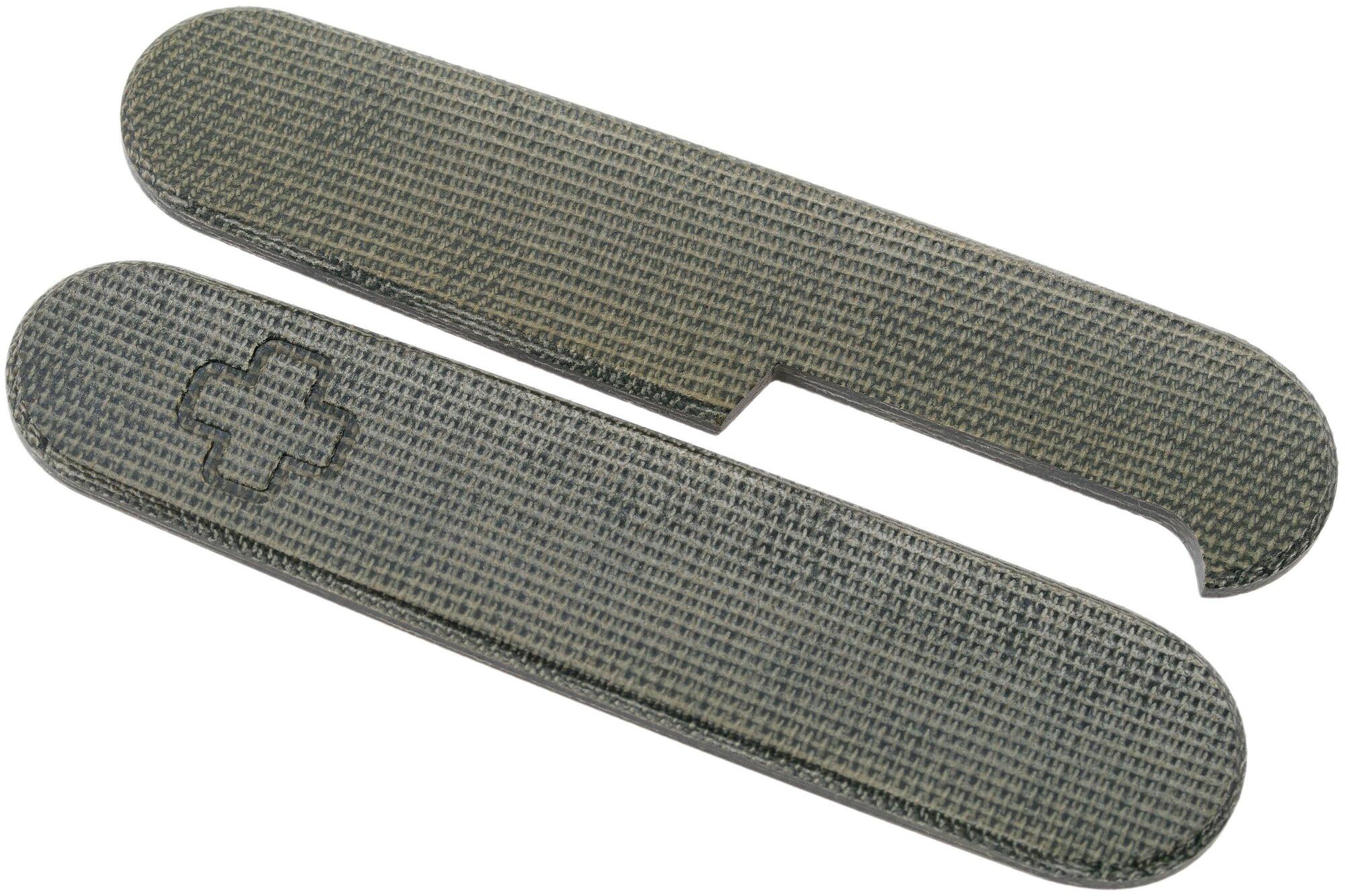 Daily Customs 91.2 Plain Canvas Micarta green