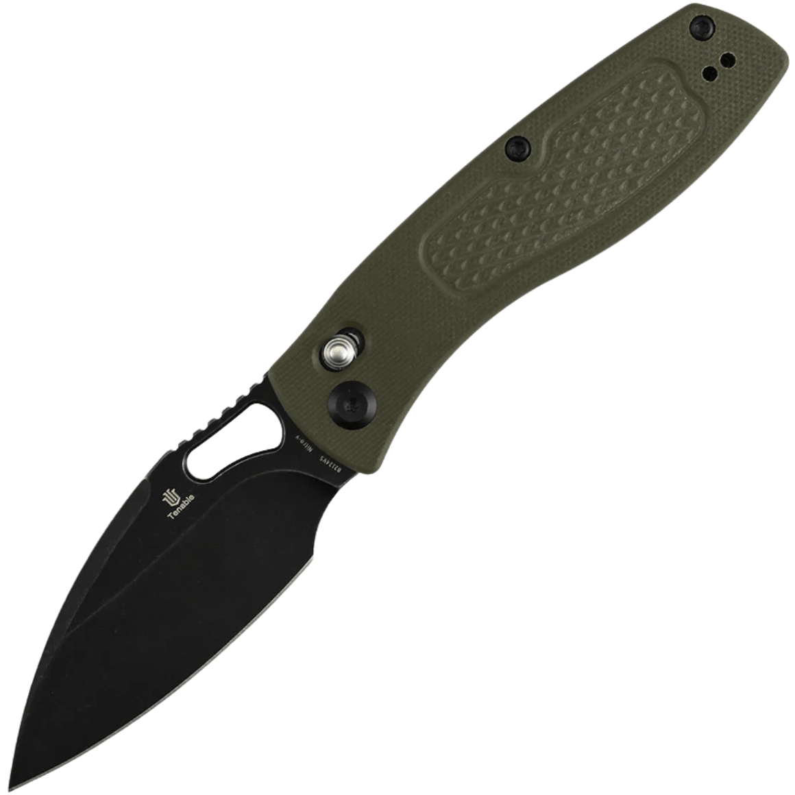 Tenable Heron Blackwash Nitro V with Olive Green G10 B2124V5