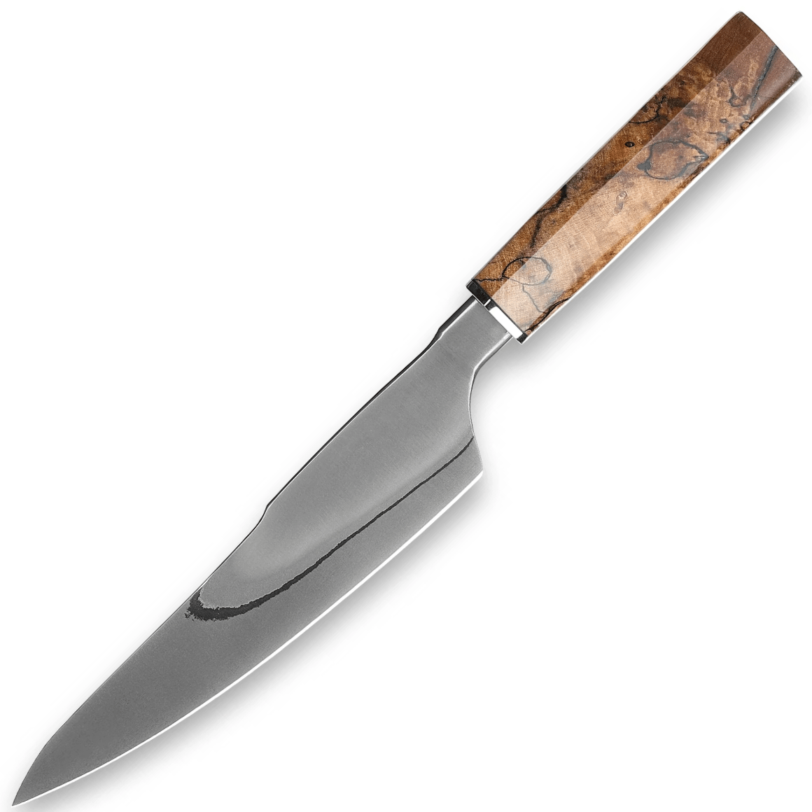 XIN CUTLERY XC135 stabilized spalted maple wood šéfkuchársky nôž 21,4cm