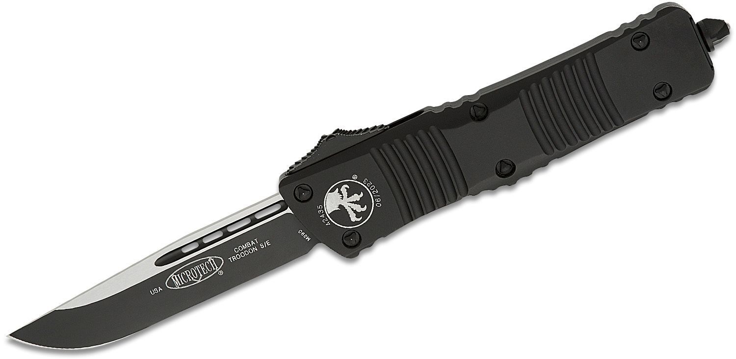 Microtech Combat Troodon S/E Black Tactical Standard 143-1T