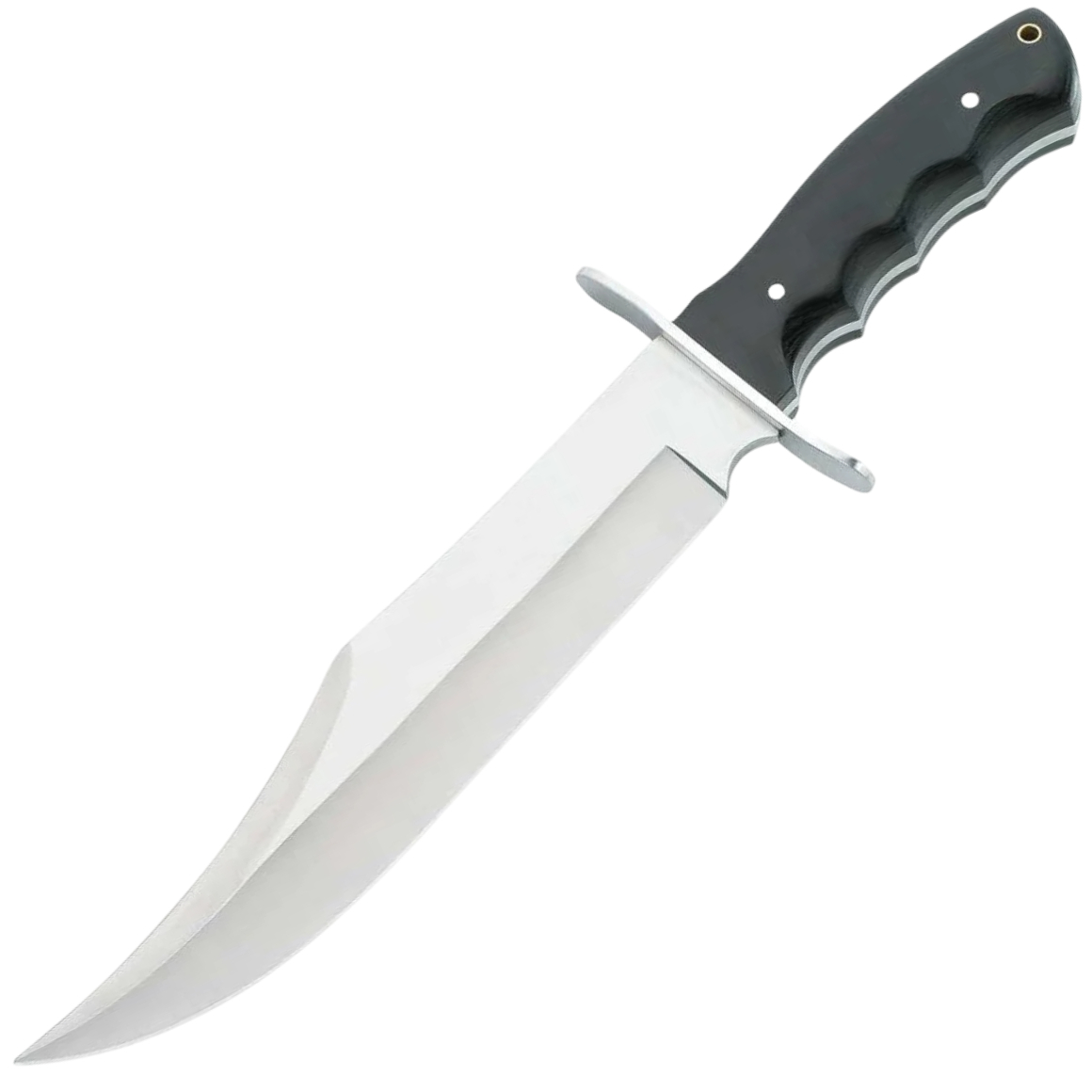 Herbertz Herbertz Bowie-Messer, AISI 420, Klinge 25 cm, Pakkaholz, Lederscheide 102325