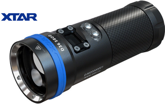 D36 XTAR LED Baterka D36 5800 vodotesná do 100m D36 XTAR LED Baterka D36 5800 vodotesná do 100m