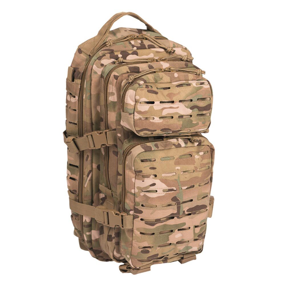 Mil-Tec US ASSAULT PACK SM LASER CUT multitarn 20l. 14002649