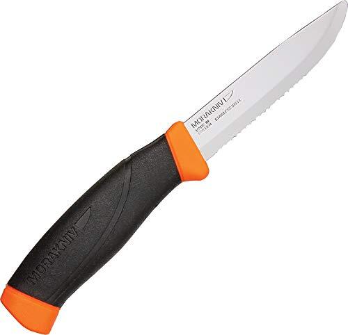 Morakniv Companion Serrated Hi-Vis Orange, Sharp Point 5Pcs 12214