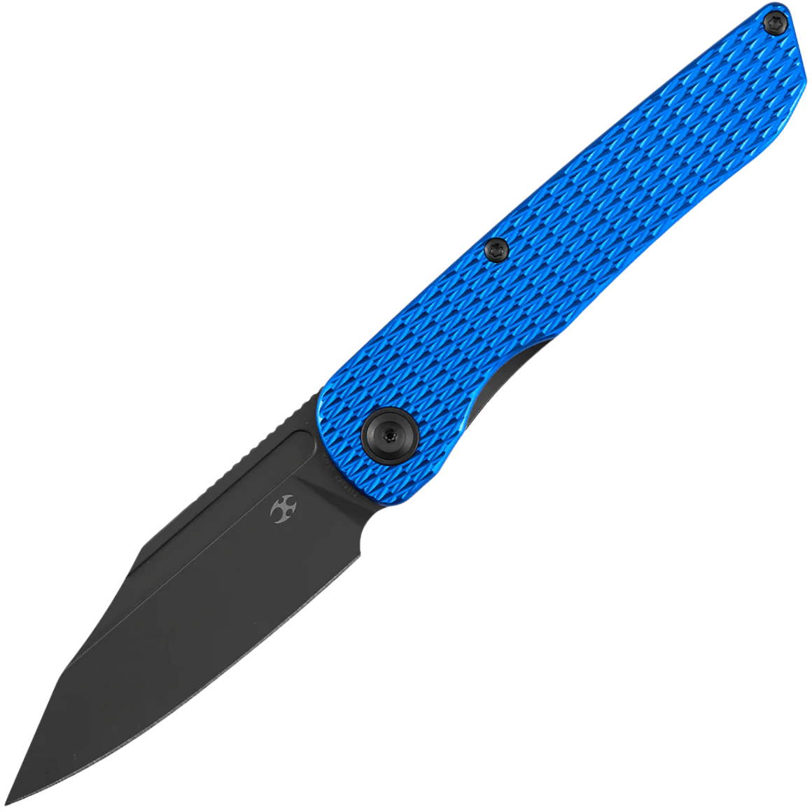 Kansept Nettle Gray TiCn Coated 154CM Blue Anodized Aluminum T1103A2