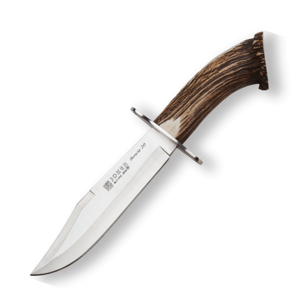 Bazár - JOKER BOWIE HUNTING KNIFE STAG HORN CROWN CN100
