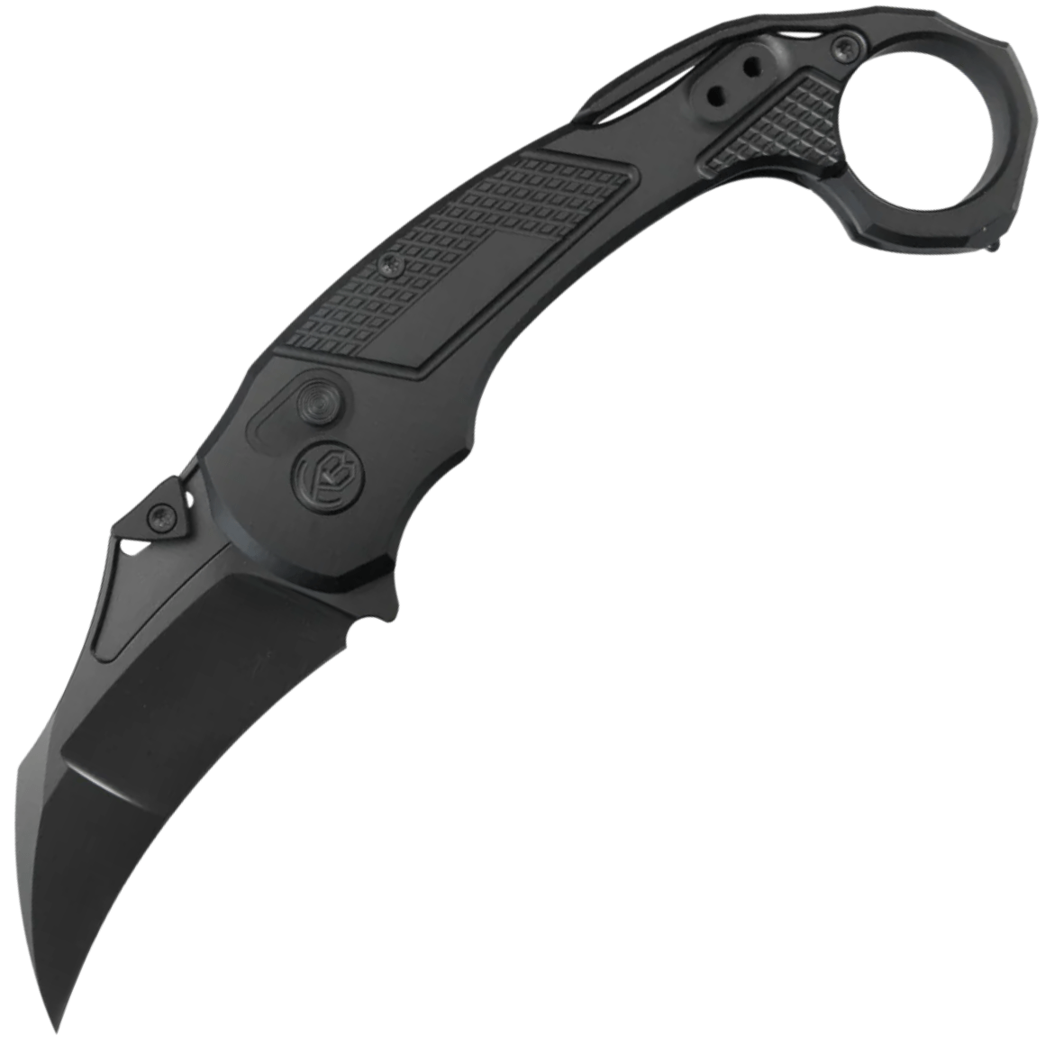 KB Knives Tactical Toucan DLC CPM 20CV Blade Black PVD Titanium KB463D