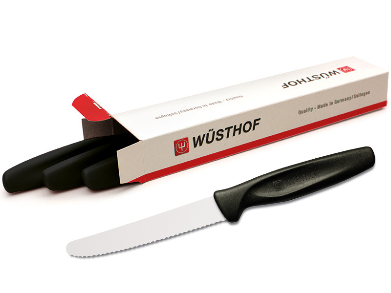 WUSTHOF nôž 6ks, univerzálny, čierna