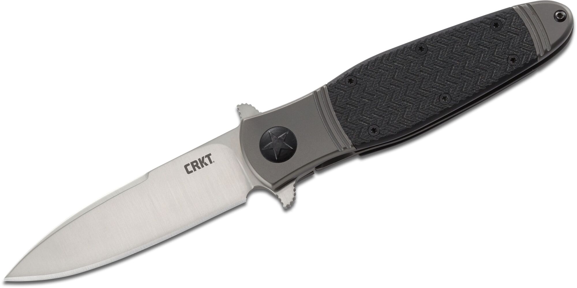 CRKT BOMBASTIC™ BLACK SILVER CR-K340KXP