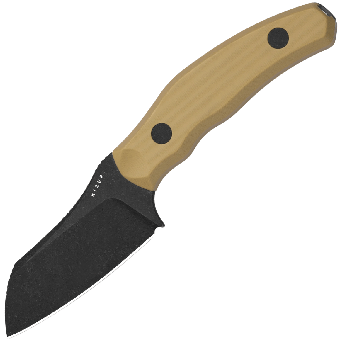 Kizer BulldogFix 14C28N Black Stonewashed,G10 handle 1116A2