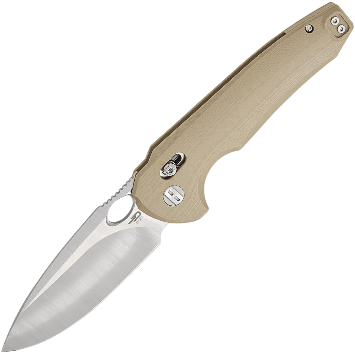 Bestech NOCTAR 14C28N Satin finish with khaki G10 handle BG66C