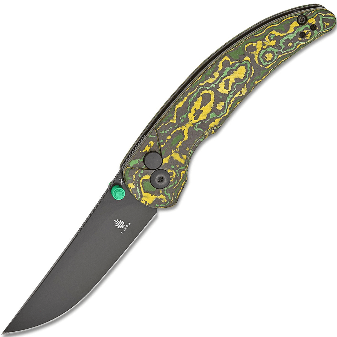 Kizer Chili Pepper Fatcarbon S90V Ki3601A1