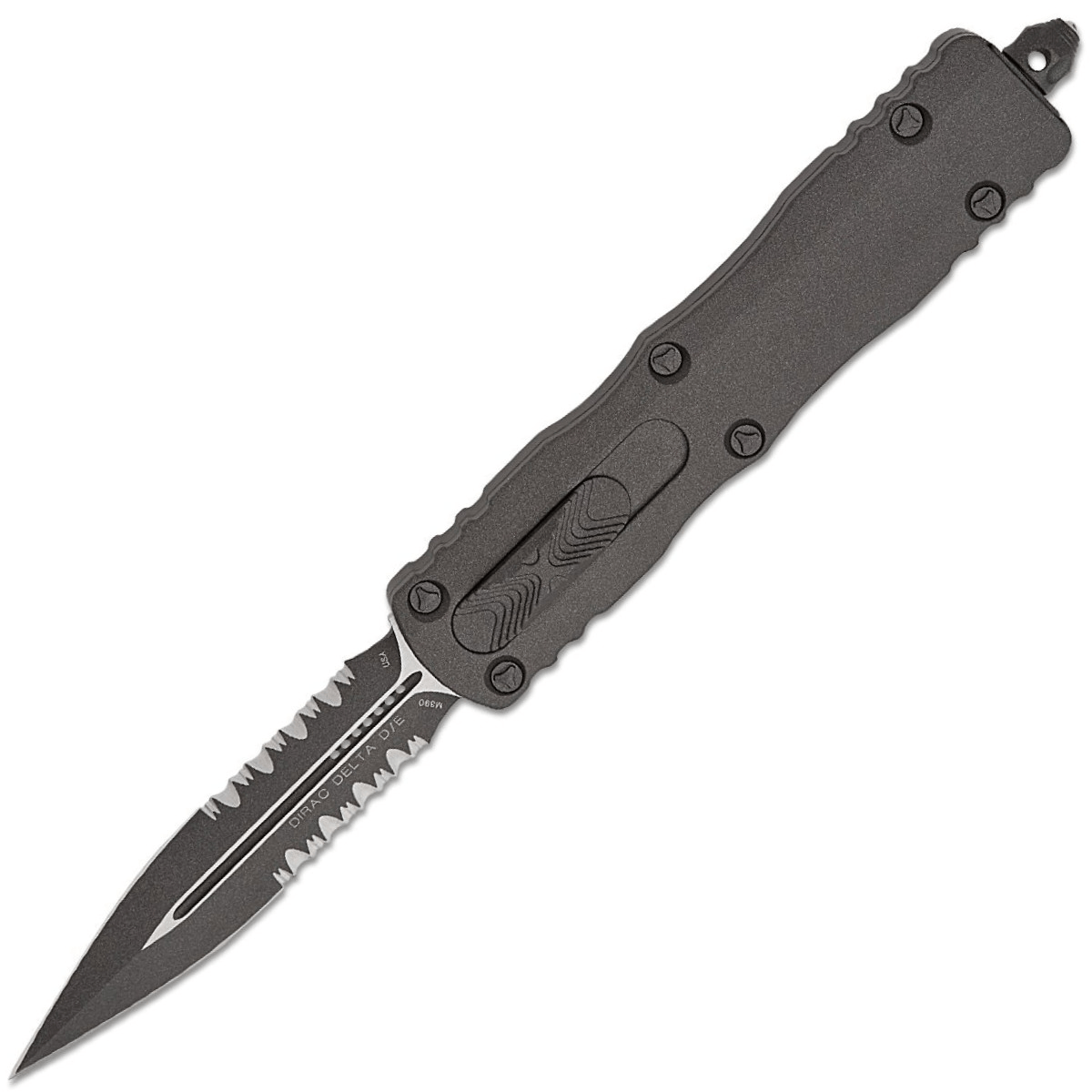 Microtech Dirac Delta D/E Cerakote Dark Tungsten Part Serr 227-2CDT