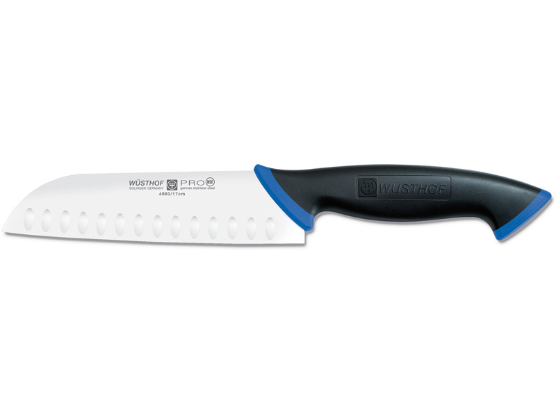 WUSTHOF nôž PRO Santoku 17cm, modrý