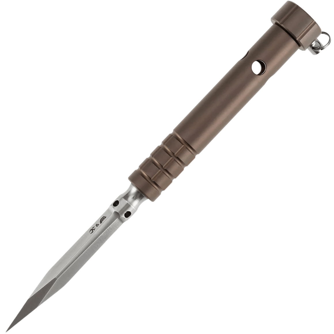 Kansept Stiletto 5CR13 Steel,Bronze Anodized Titanium G005A9