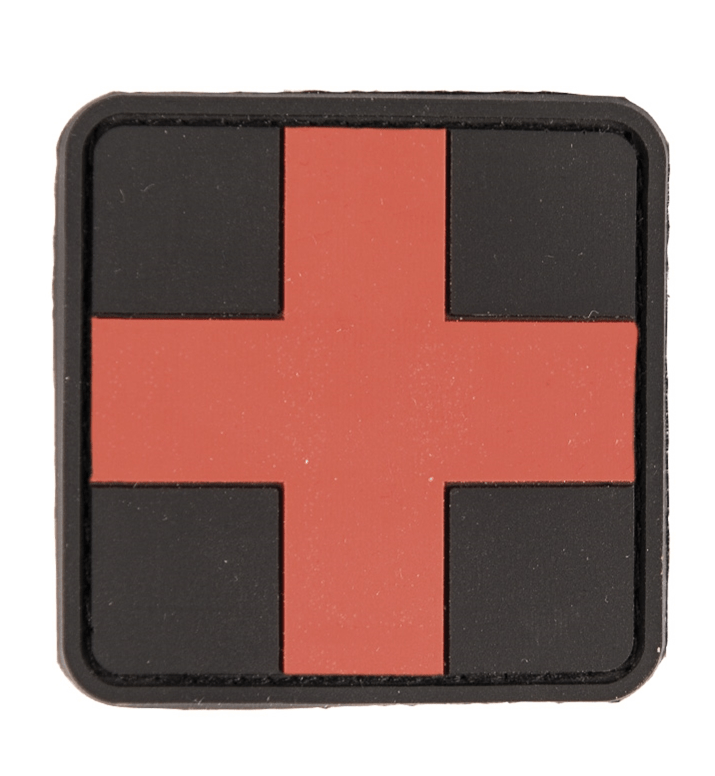 Mil-Tec PATCH 3D FIRST AID PVC M.KLETT čierna LG 16830402 Mil-Tec PATCH 3D FIRST AID PVC M.KLETT čierna LG 16830402