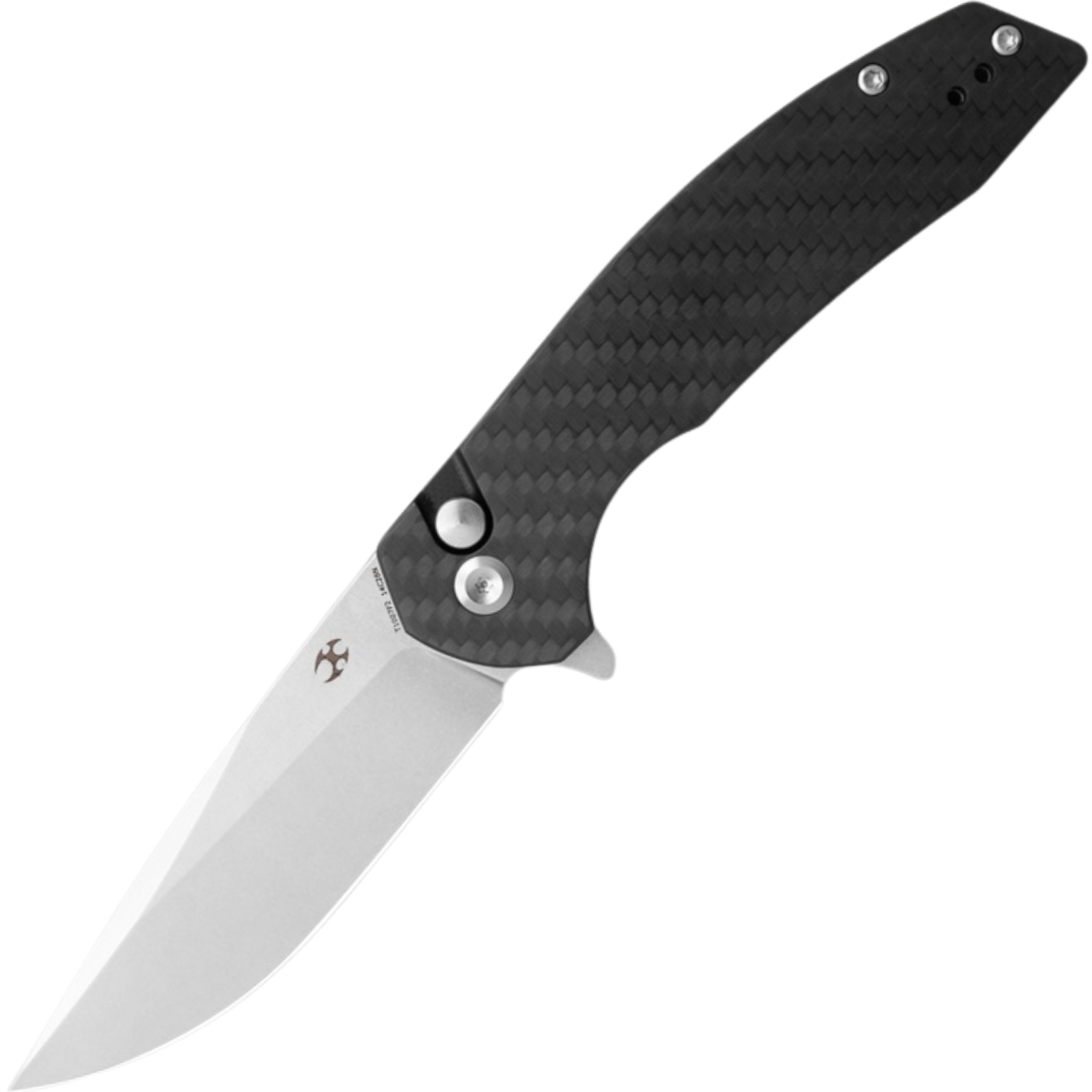 Kansept Accipiter Stonewashed 14C28N Twill Carbon FIber, G10 T1007F2