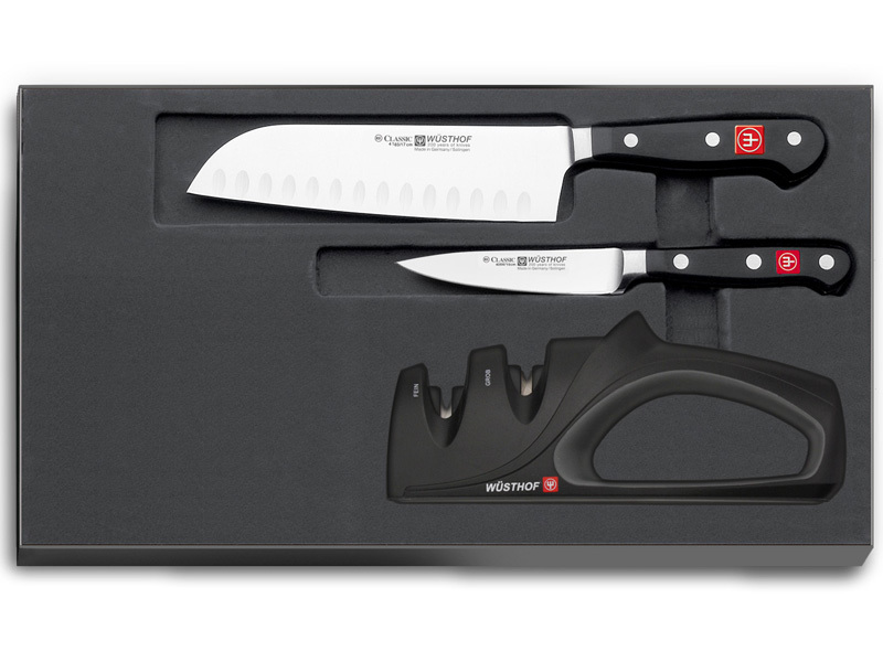 WUSTHOF sada CLASSIC 2xnôž + brúska