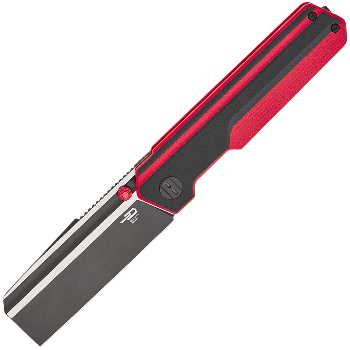 Bestech Tardis Ostap Hel D2, G10 Black and Red BG54E