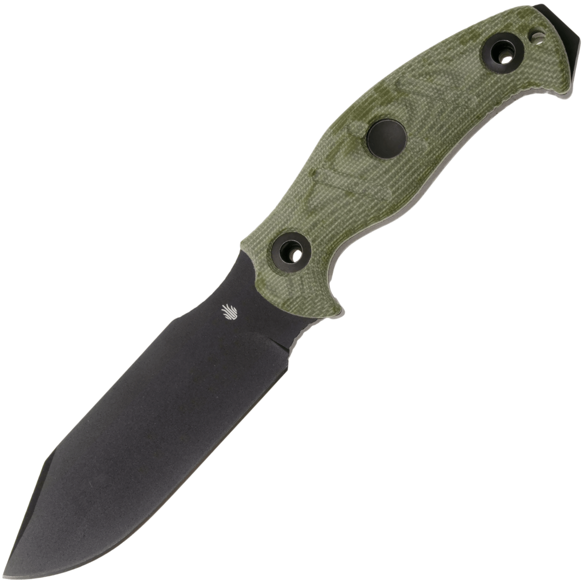 Kizer Sheepdog Survival 1095,Black Coating,Micarta 1105A4