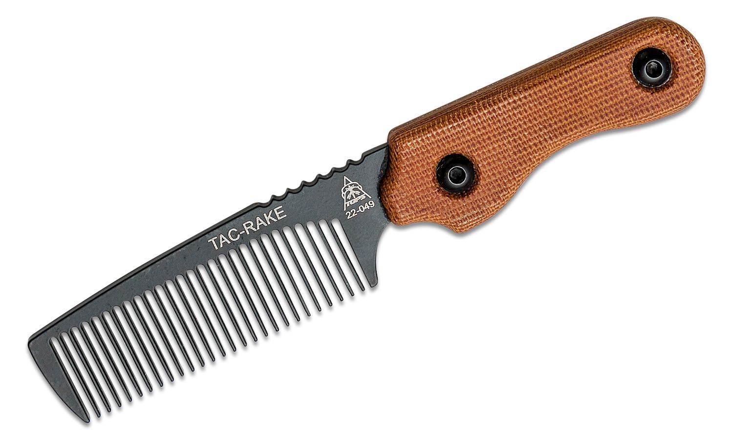 Tops Knives Tac Rake Beard Comb TPTRAK01