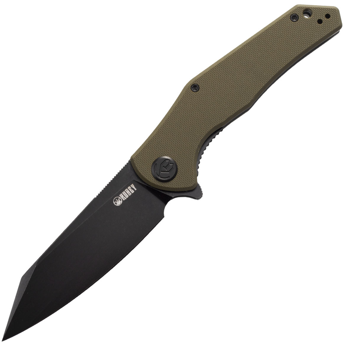 KUBEY Flash Liner Lock Flipper Folding Knife Green G10 Handle KU158B