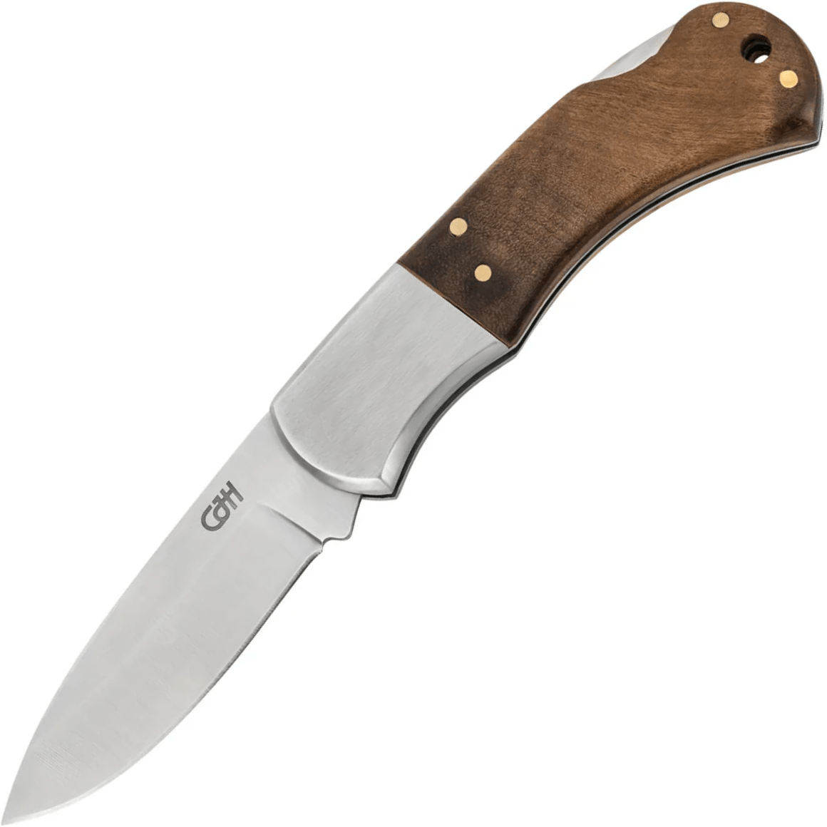 Herbertz CJH pocket knife, burl wood