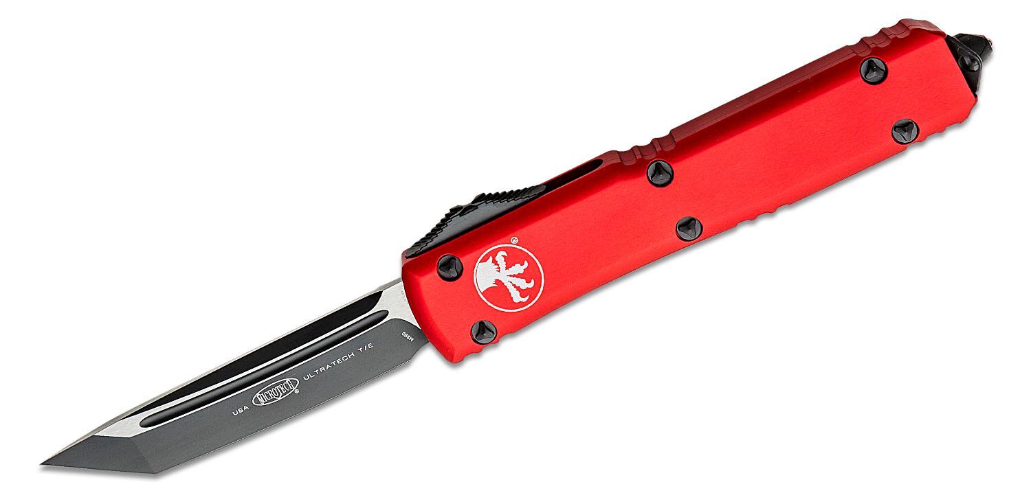 MICROTECH Ultratech T/E Black Standard Red 123-1RD