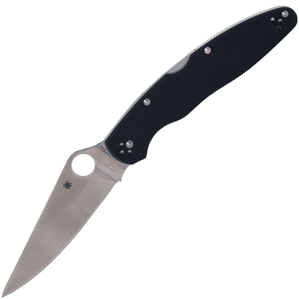 Spyderco Police Model 4 G-10 Black K390 C07GP4