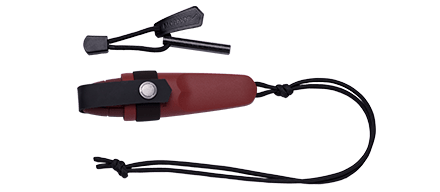 Morakniv Eldris Neck Knife Red, with Fire Starter Kit Stainless 1Pcs/Box 12864