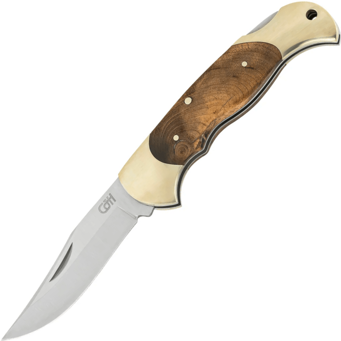 Herbertz CJH pocket knife, burl wood