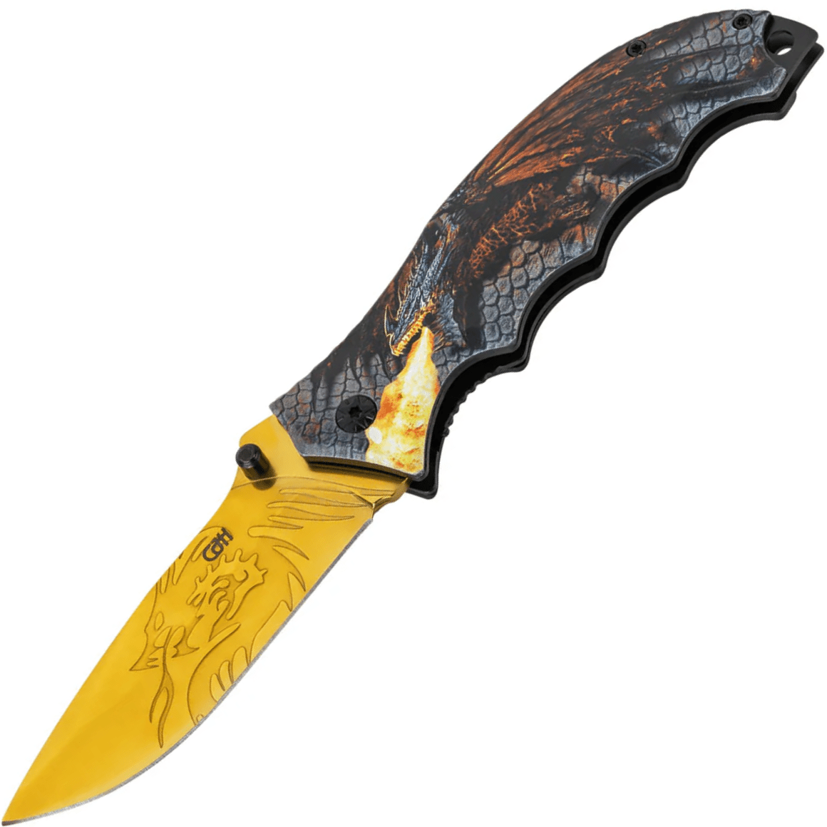 Herbertz CJH one-handed knife, Dragon