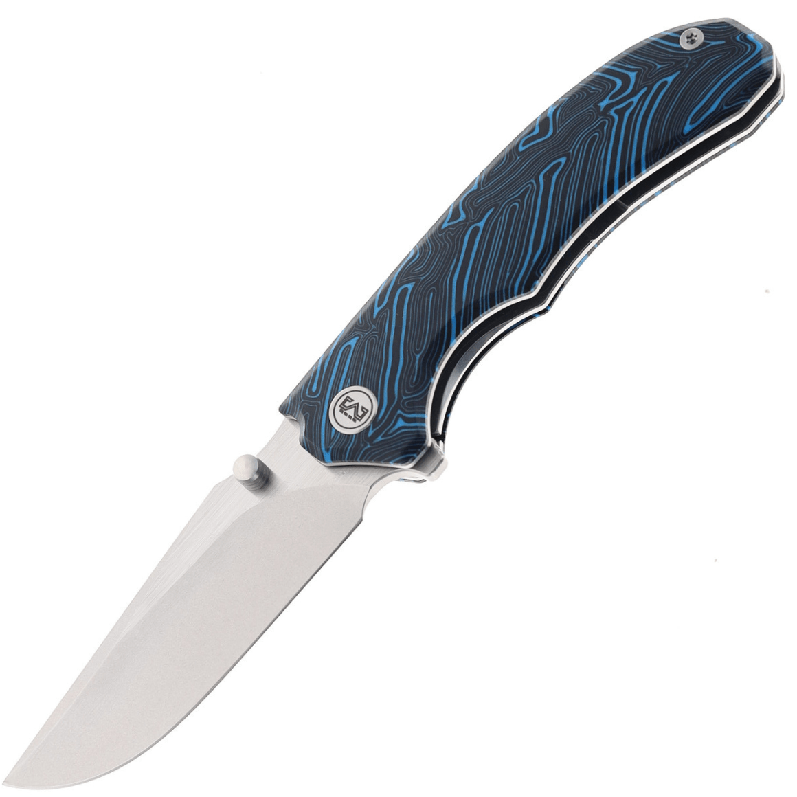 Miguron Knives Centurion-14c28n , damascus G10 handle,Ti clip