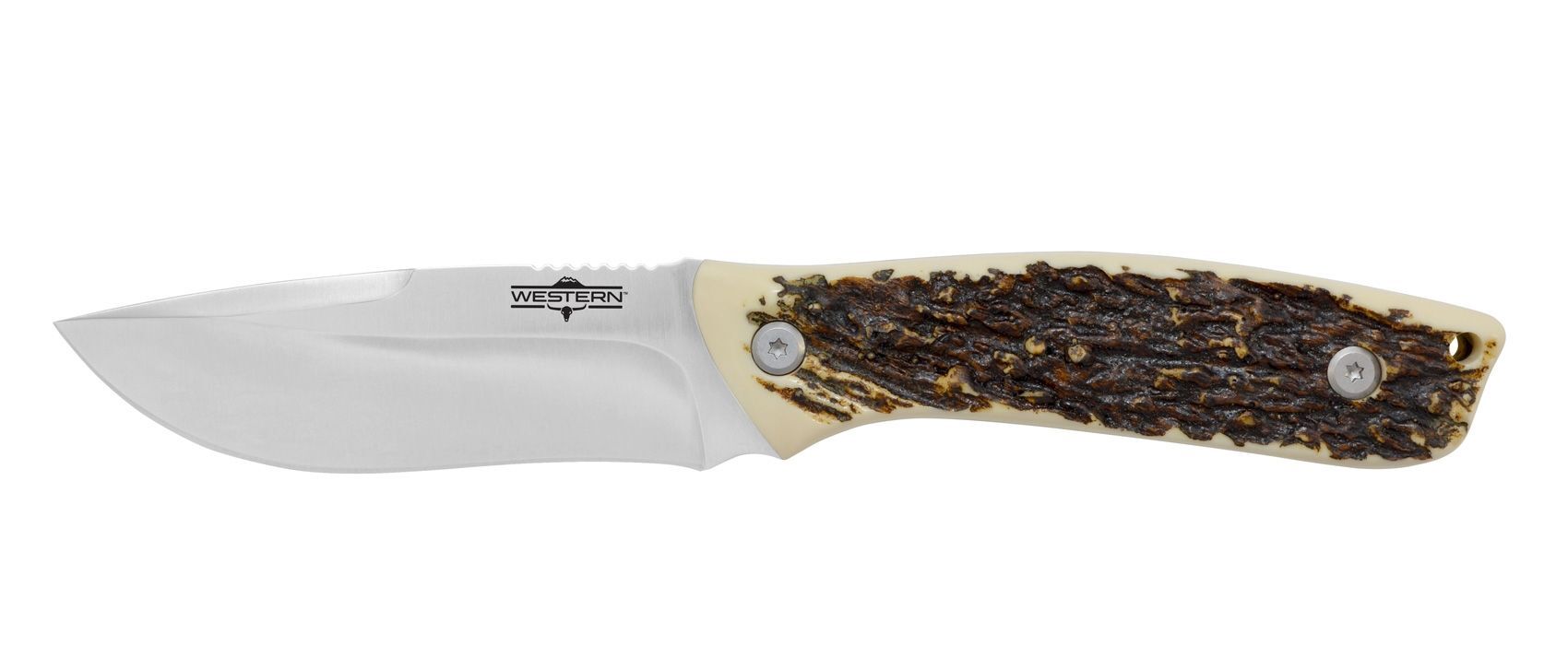 Camillus Western CrossTrail Fixed Blade, Textured Delrin Handles, Nylon Sheath 19246