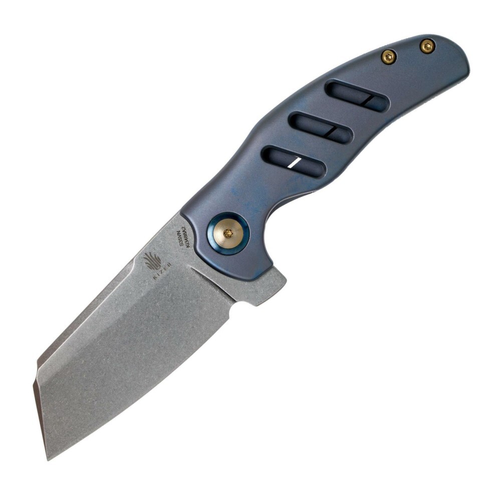 Kizer C01c Mini Sheepdog Blue Titanium - Ki3488A2