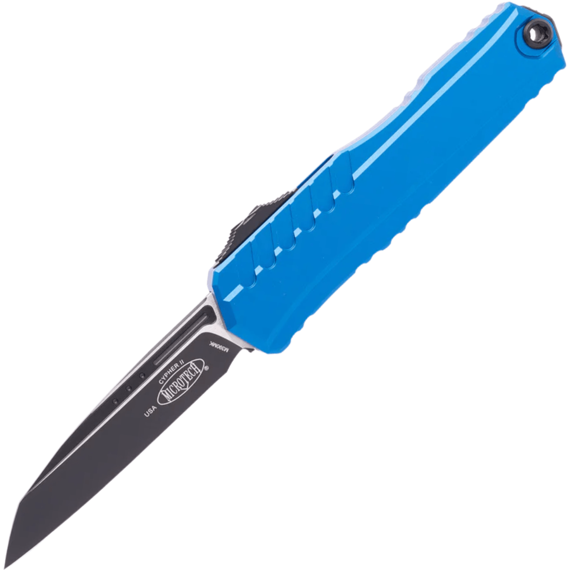 Microtech CYPHER II S/E BLACK STANDARD BLUE 1241-1BL