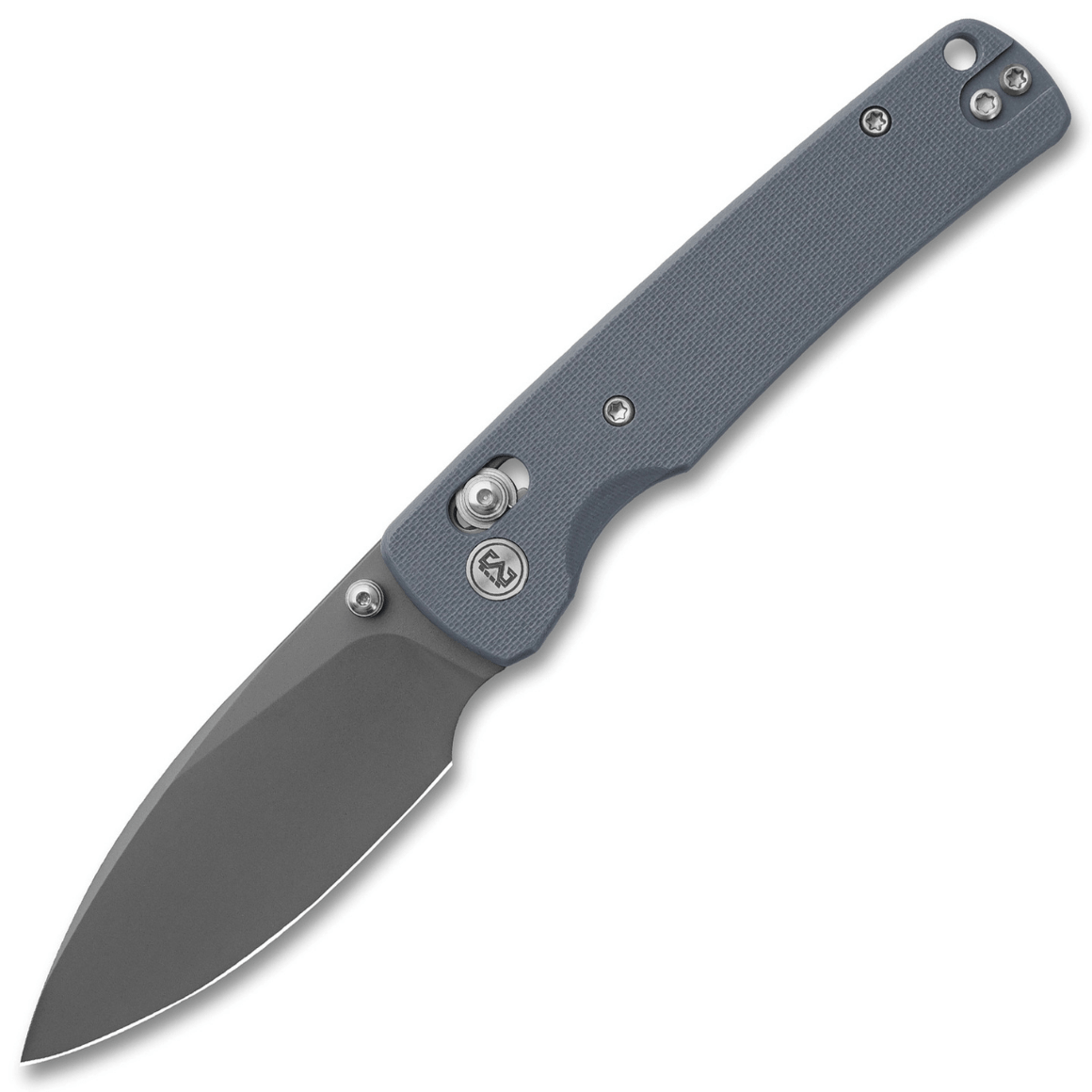 Miguron Knives Vakor-14c28n ,Axis lock,Dark grey G10 handle,steel clip
