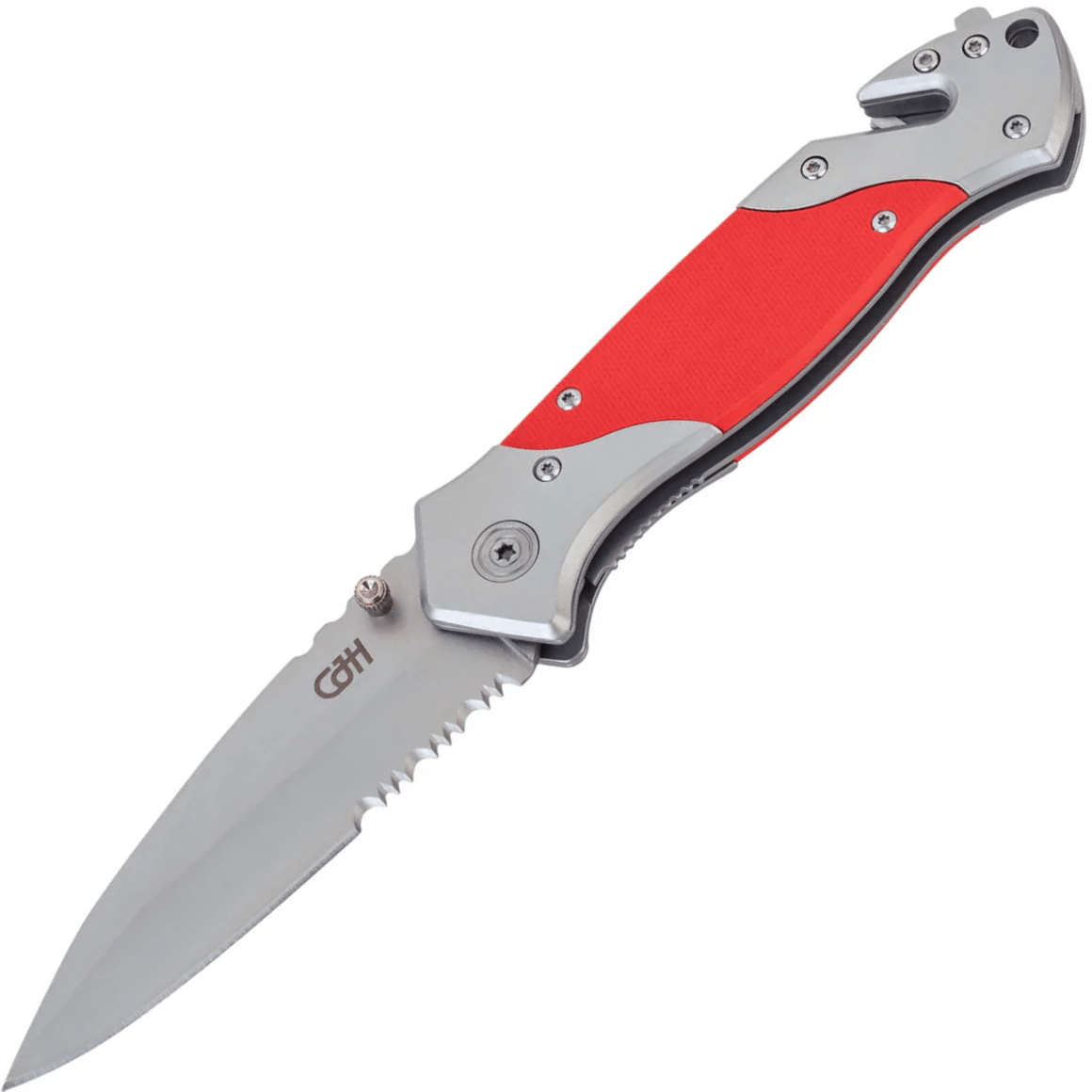 Herbertz CJH rescue knife, red, G10