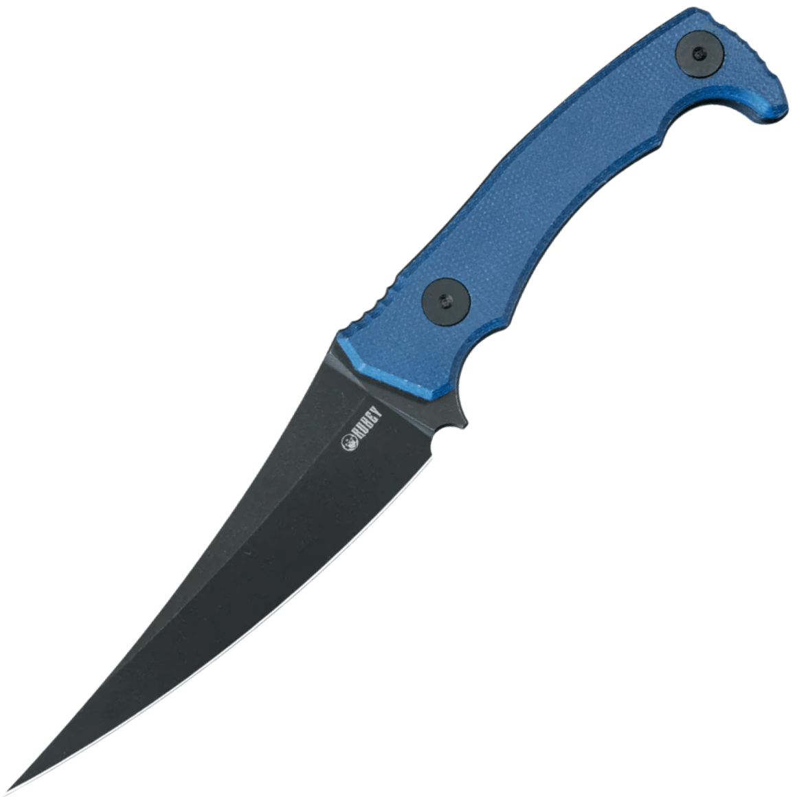 KUBEY Sicarii Blackwash 14C28N Blade Blue Micarta KU477D